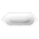 Bette BetteStarlet 6-Eck-Badewanne 2040-000AR 188 × 70 × 42cm, Antirutsch, weiß