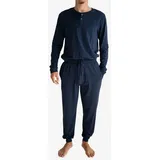 Phil & Co. Berlin Cozy Classics Pyjamahose Gestreift Blau XXL