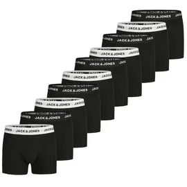 JACK & JONES Boxershorts unifarben schwarz XXL 10er Pack