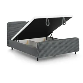 beautysofa LEA 180 x 200 cm Grau