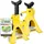 Dunlop Unterstellbock Stahl 285-425 mm gelb höhenverstellbar 3000 kg max. Belastbarkeit