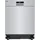 Midea MDWEU1435XSS-W Einbau-Geschirrspüler (unterbaufähig, 600 mm breit, Edelstahl)