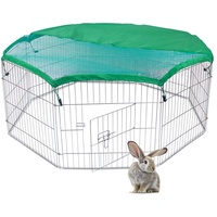 MaxxPet Kaninchenstall – Hasenstall Draußen Winterfest – Kaninchenstall Outdoor – Käfig für Kaninchen - 60x60 cm