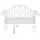 Hti-Living Gartenbank 135 x 94 x 0 cm Weiß