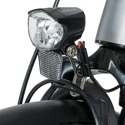 Fahrrad-Frontlicht FISCHER FAHRRAD, schwarz, Fahrradbeleuchtung