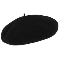 Laulhere Baskenmütze original französisch, schmale Form schwarz