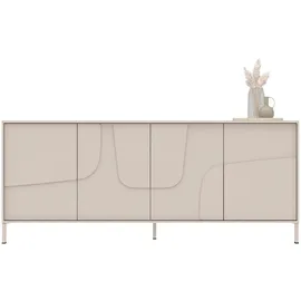 OTTO home Sideboard 205 x 84 x 40 cm Beige