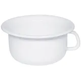 RIESS Nachttopf mit Griff Ø23cm 2,5 Liter Emaille Classic Weiss