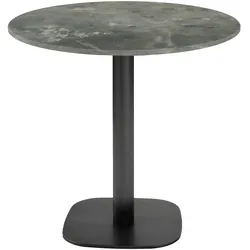 Restootab Tisch Round Ø70cm - Modell metallisierter Stein