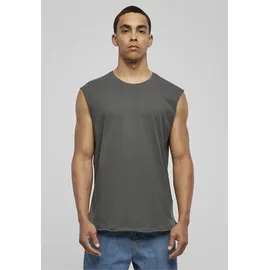 URBAN CLASSICS Open Edge Sleeveless Tee grau 4XL