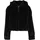URBAN CLASSICS Ladies Full Zip Faux Fur Hoodie - schwarz,