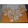 Stickereien Plauen Mitteldecke Tischdecke Tulpenzauber 93 x 93 cm Beige