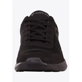 lotto Sneaker LOTTO, Damen, Gr. 40, schwarz (schwarz, grau), Synthetik, Textil, Schuhe Sneaker, - besonders leicht & bequem