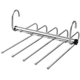 JOME Teleskop-Hosenbügel aus Edelstahl – Faltbarer 5-Schicht-Kleiderbügel – Platzsparender Organizer für Kleiderschrank – Stabil und verstellbar