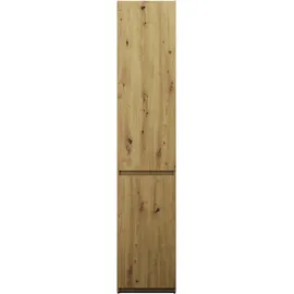 Burgbad Lin20 Hochschrank bodenstehend mit 2 Türen, Türanschlag rechts, 400x345x2000mm, HSPJ040RF5353, Farbe: Eiche Dekor Urban