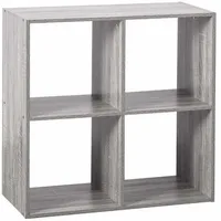 Five Regal Mit 4 Fächern 68 x 68 cm Grau