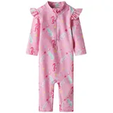 NAME IT UV Badeanzug NMFZILA pink frosting 92