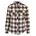 Turnup Checked Flanell Shirt Pink/Brown L