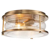 quintiesse Ashland Bay 2-flammige Deckenleuchte 31 x 31 cm Messing