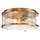 quintiesse Ashland Bay 2-flammige Deckenleuchte 31 x 31 cm Messing