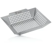 BBQ-Toro Grillkorb 30 x 30 cm Edelstahl Silber