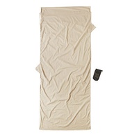 Cocoon Shield TravelSheet Egyptian Cotton sand