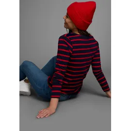 AJC Longsleeve in Dunkelblau/ rot, | Gr.: 48/50