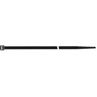 SAPISELCO Kabelbinder schwarz nicht UV-stabilisiert innenverzahnt 200xB.4,5mm Bündel-D.51mm 100 Stück