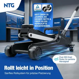 NTG Rangierwagenheber Kunststoff/Eisen 85-375mm schwarz