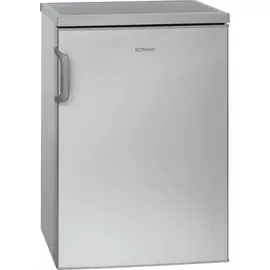 Bomann VS 2195 Kühlschrank (134 l, 850 mm hoch, Edelstahl)