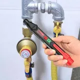 Pair Erdgasdetektor, Gasleckdetektor Mit Akustischem Und Optischem Alarm, 12 Gase, Tragbarer, Batteriebetriebener Gasdetektor Für Propan, Butan, Methan Für Wohnmobile (aaa-batterie Nicht Im Lieferumfa