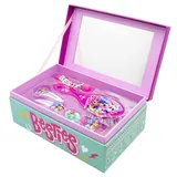 JoyToy Joy Toy My Little Pony The Movie Schmuckschatulle mit Accessoires: 2 Haarspangen, 1 Ring, 1 Zöpfchenhalter, 1 Armband, 1 Haarbürste 18x11,5x7 cm