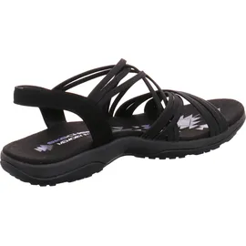 SKECHERS 163185 BBK REGGAE SLIM - SUNNYSIDE Schwarz Sandal Gr. 42