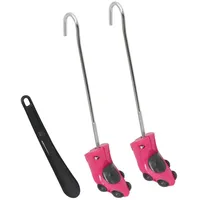 VidaXL Stiefelspanner mit Schuhanzieher Rosa EU 34-40 Kunststoff