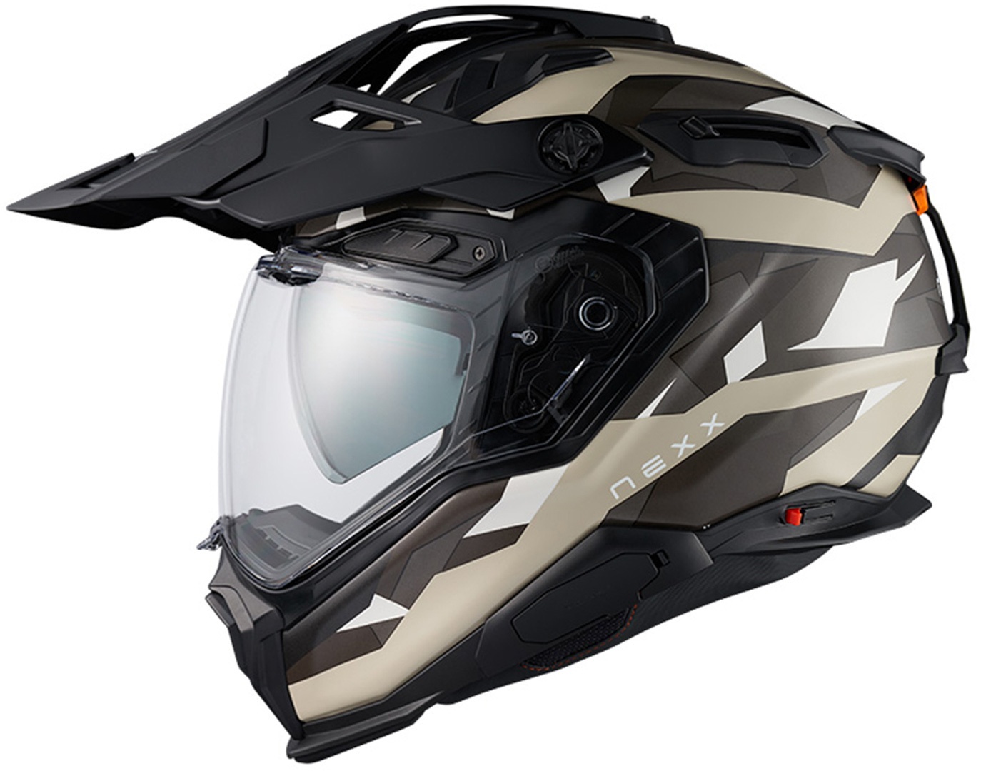 Nexx X.WED 3 Trailmania Motocross Helm, grau, Größe S