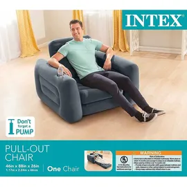 Intex 66551NP Pull-Out Chair, 117x224x66 cm Dunkelgrau