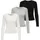 Only ONLRILEY O-NECK TOP Schwarz/Ecru/Grau S