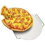 Mojawo Wasserkessel Pizza Steinplatte Pizzaplatte Brotbackplatte Pizzateller Ø33cm