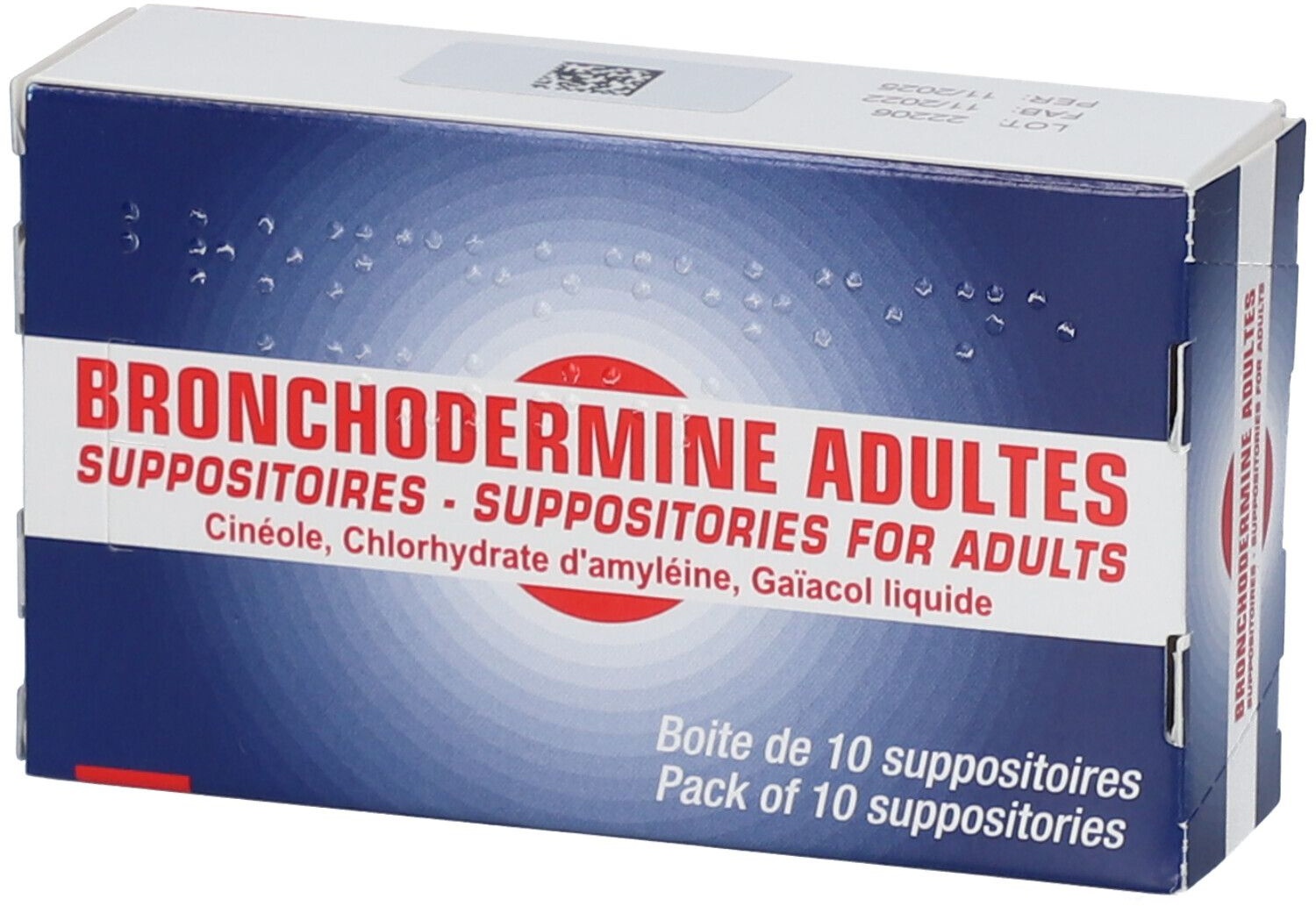 Bronchodermine Adultes 10 pc(s) suppositoire(s) pour adultes