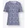 Sieh an! Kurzarm-Shirt in weiß-marine-bedruckt | Gr.: 38