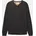 1038427 Basic Knit Pullover Mit V-ausschnitt Black Grey Melange XL