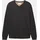 Tom Tailor 1038427 Basic Knit Pullover Mit V-ausschnitt Black Grey Melange XL