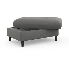 sit&more Hocker Marano mit Stauraum 102 x 43 x 67 cm Grau