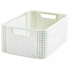 Curver Rattan Style M Korb mit Deckel