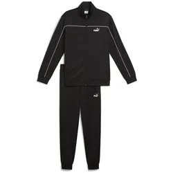 Jogginganzug PUMA "Poly Trainingsanzug mit Paspeln Herren", Herren, Gr. M, schwarz, 100% Polyester, Sportanzüge