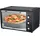 Steinborg Minibackofen Pizzaofen 45L mit Umluft 1800W schwarz