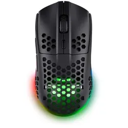 Trust Gaming GXT929 Helox Wireless Gaming Maus Federleichte kabellose Gaming-Maus mit mehrfarbiger RGB-Beleuchtung für schnelle und flüssige Bewegunge