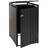 Proregal Mülltonnenverkleidung 122 x 68 x 84 cm anthrazit