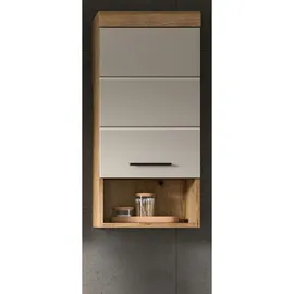 inn.furn Hängeschrank in Sand und Eiche 37 x 79 cm, Shawn