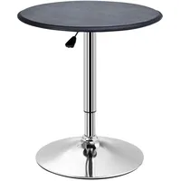 Homcom Bartisch Stehtisch Tresentisch für Wohnzimmer, Esszimmer, Schwarz,